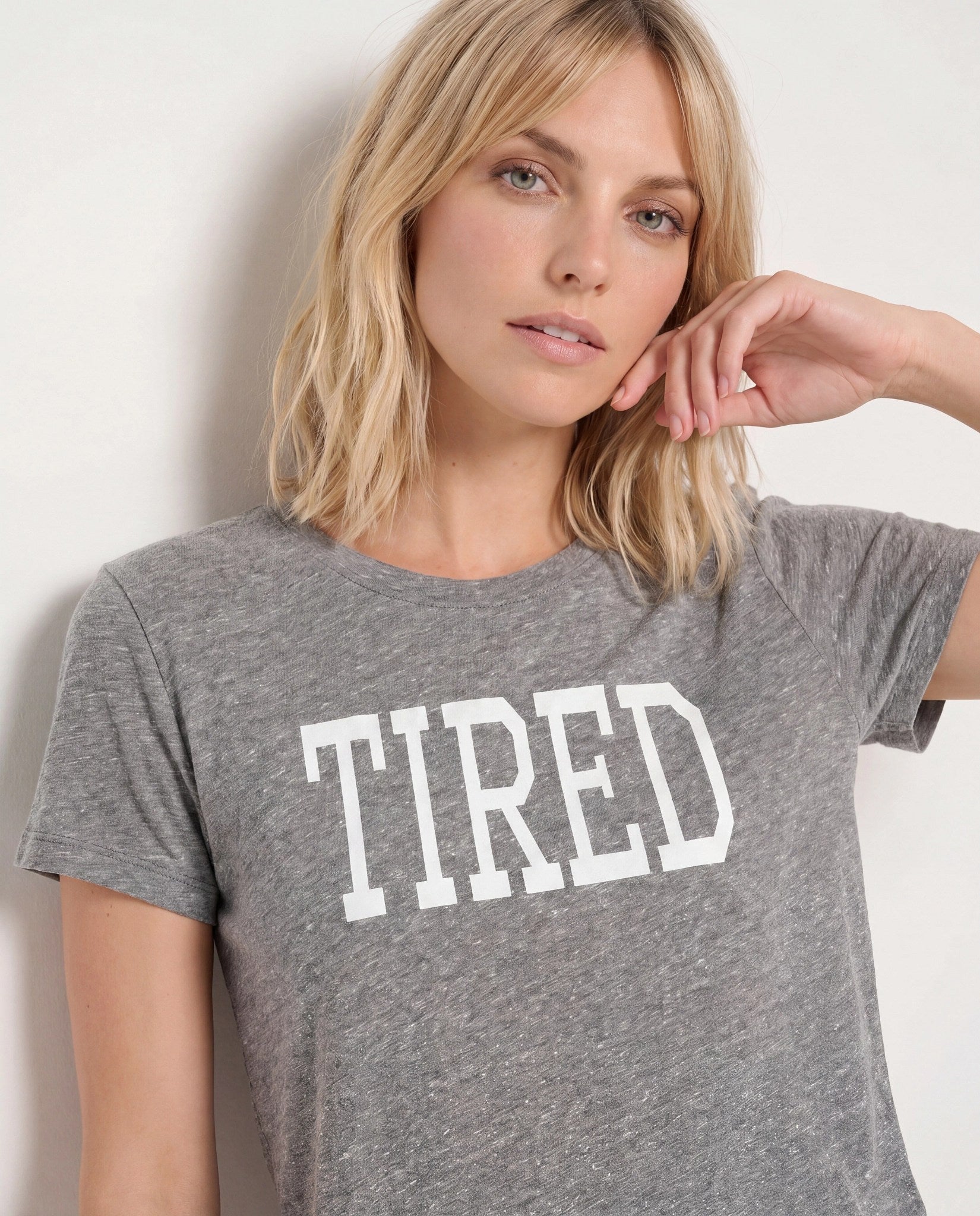 "Tired" Graphic Lounge Tee - Image 4