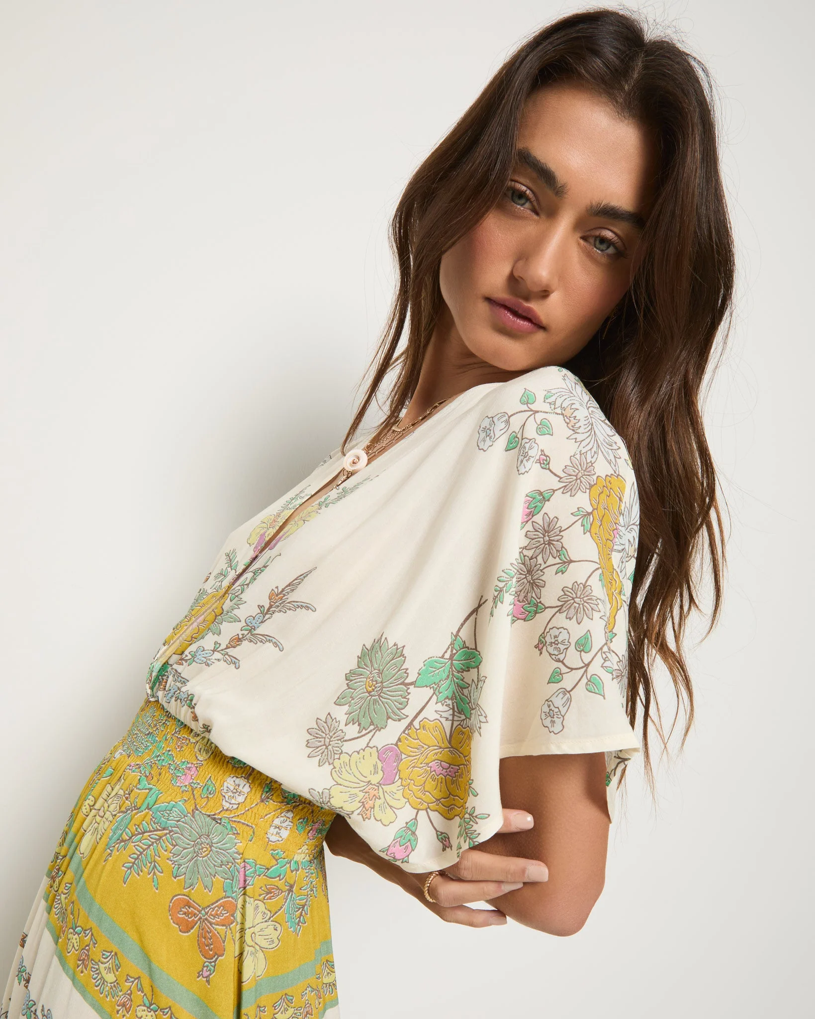 Topanga Printed Midi Dress - Image 11
