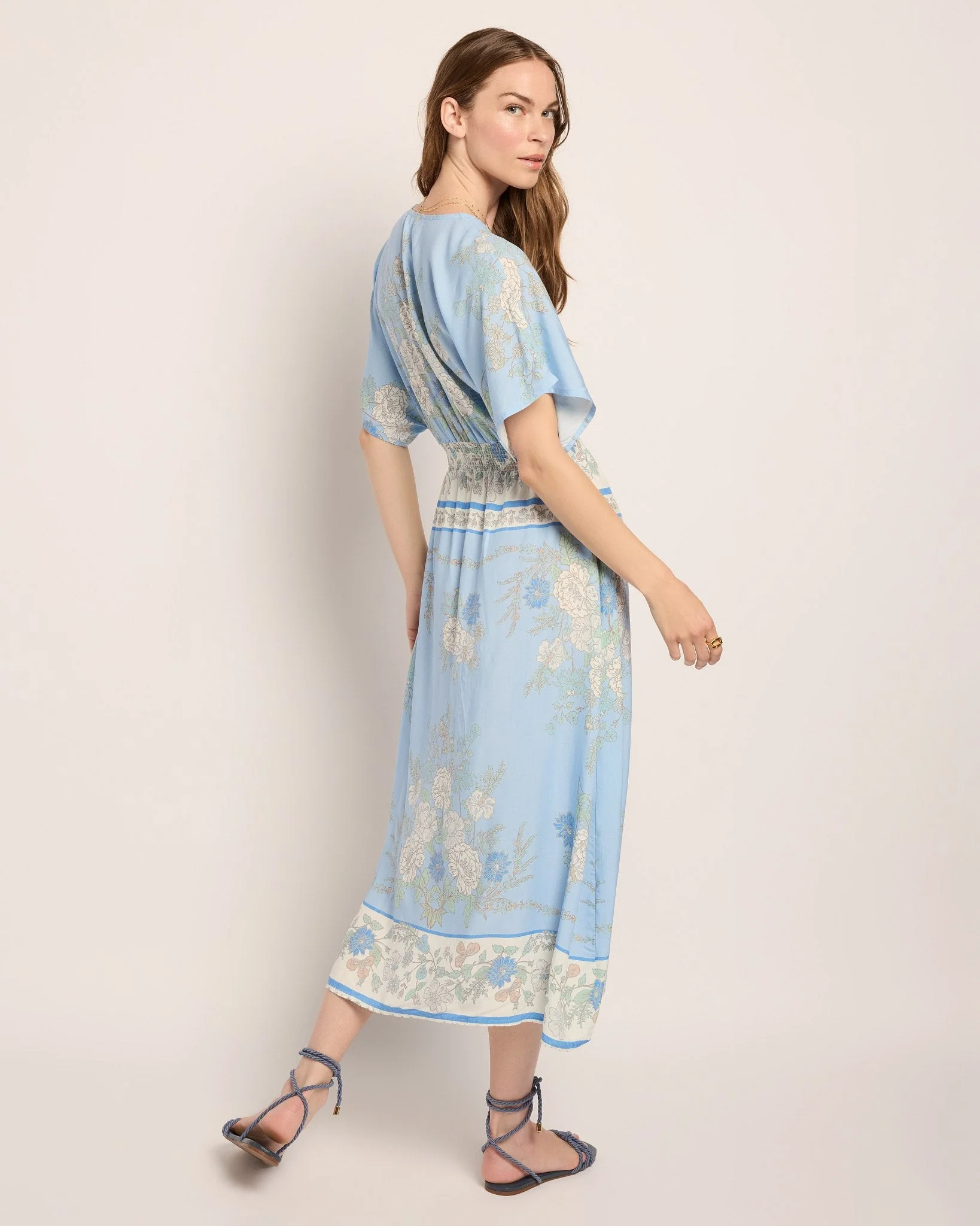 Topanga Printed Midi Dress - Image 3