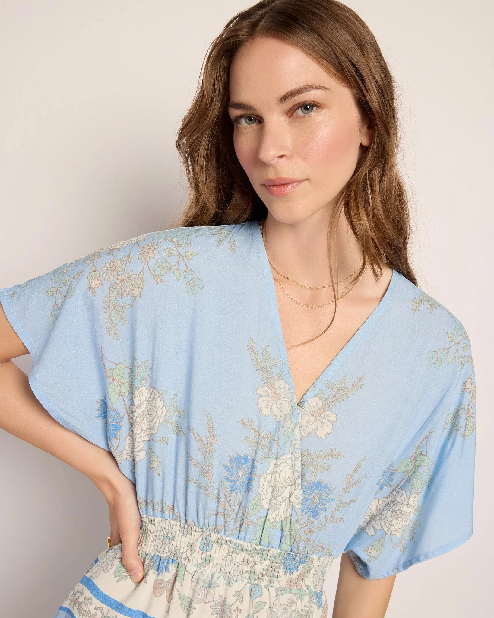 Topanga Printed Midi Dress - Image 4