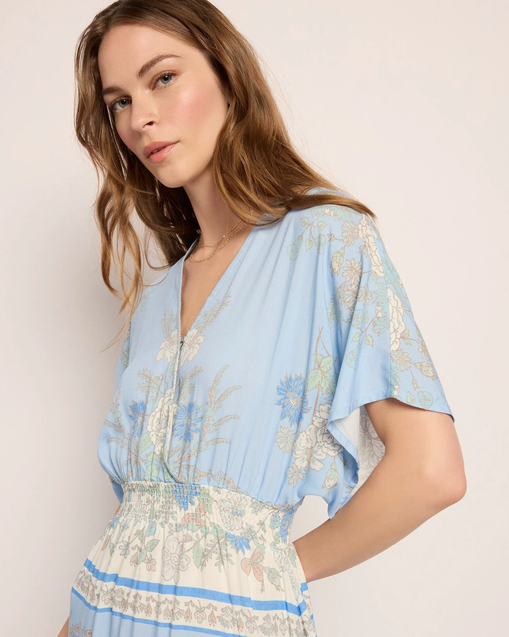 Topanga Printed Midi Dress - Image 6
