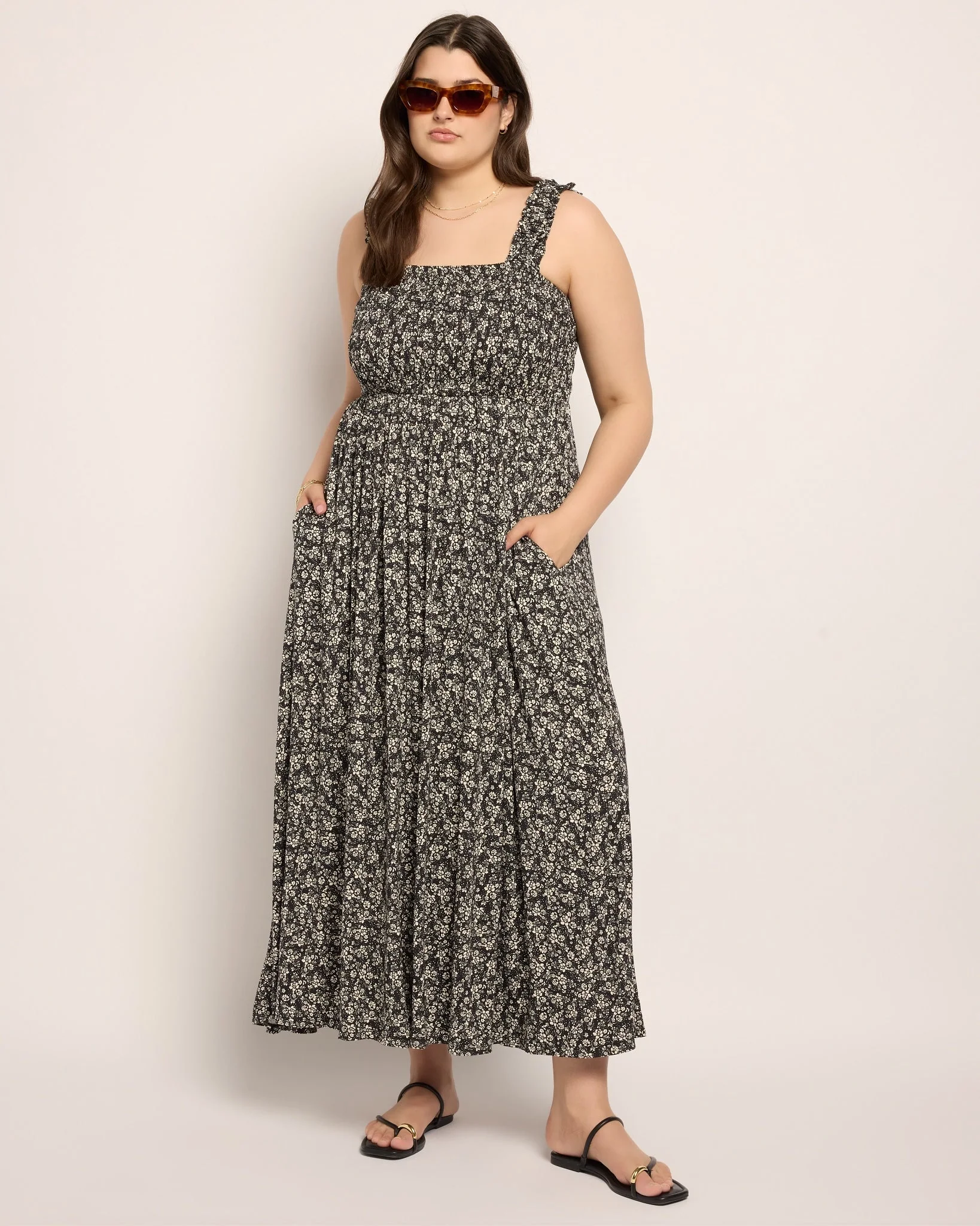 Plus Size Westbreeze Smocked Maxi Dress - Image 4