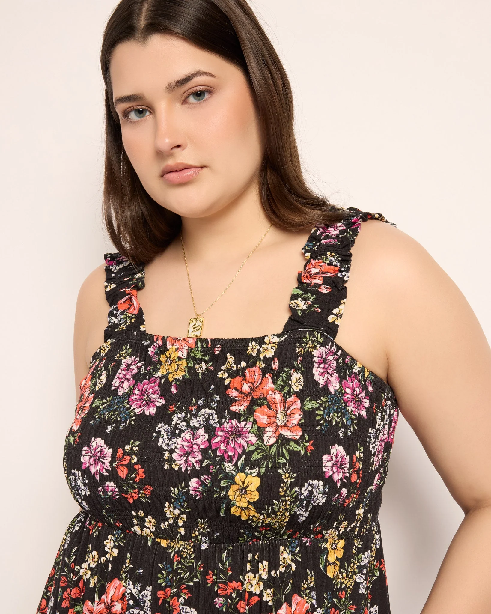 Plus Size Westbreeze Smocked Maxi Dress - Image 8